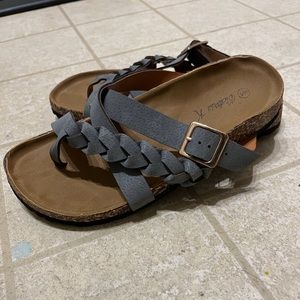 Dark Grey Sandals